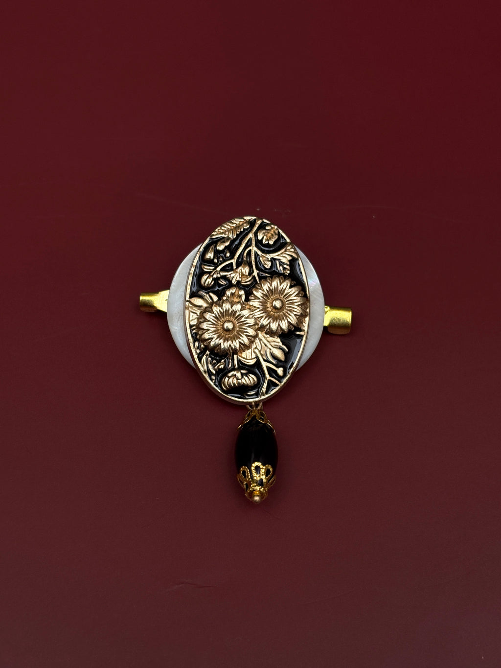 Broche Zaguán Negro
