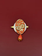 Broche Zaguán Naranja