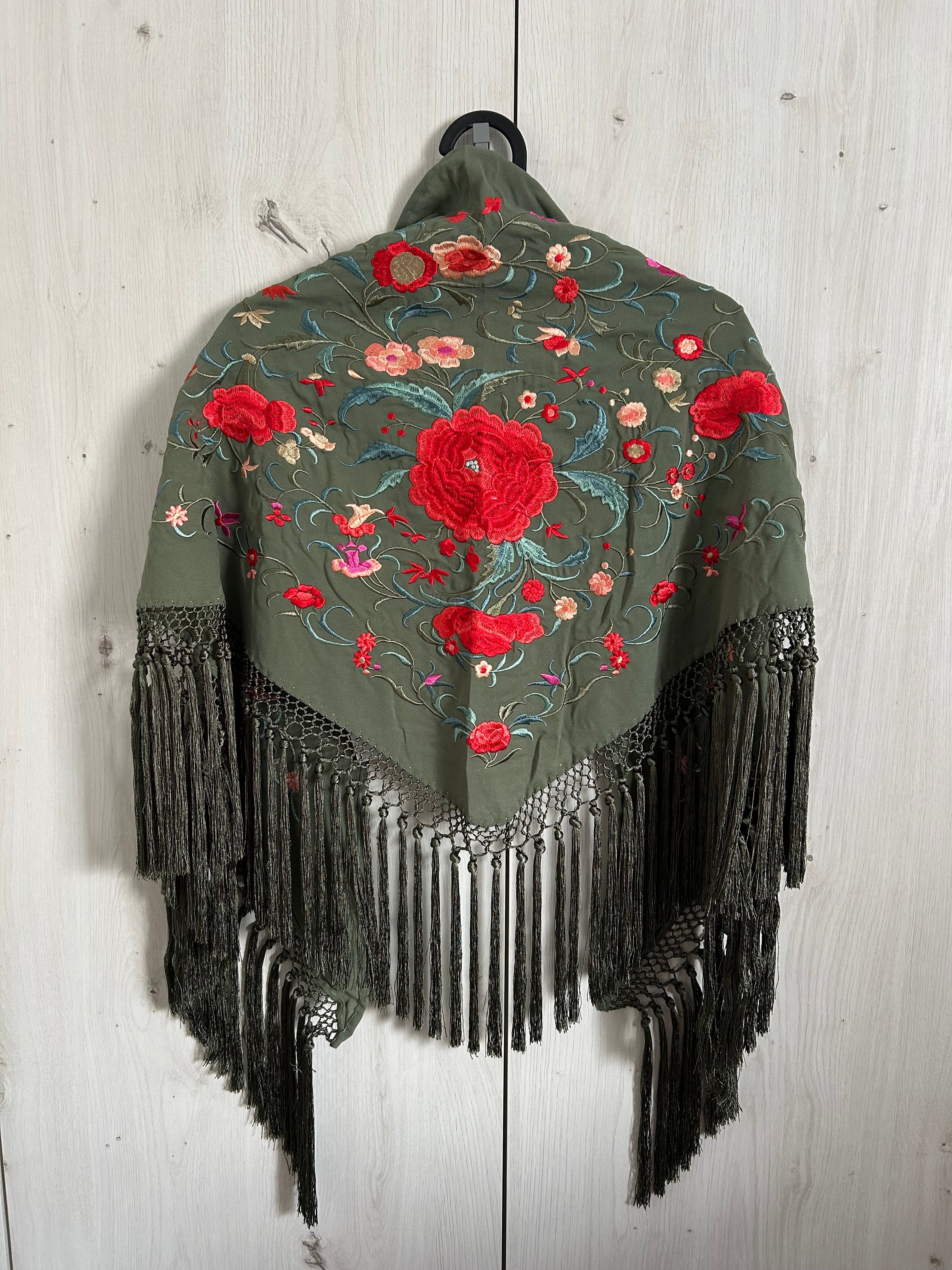 Mantoncillo Isabel Verde oliva