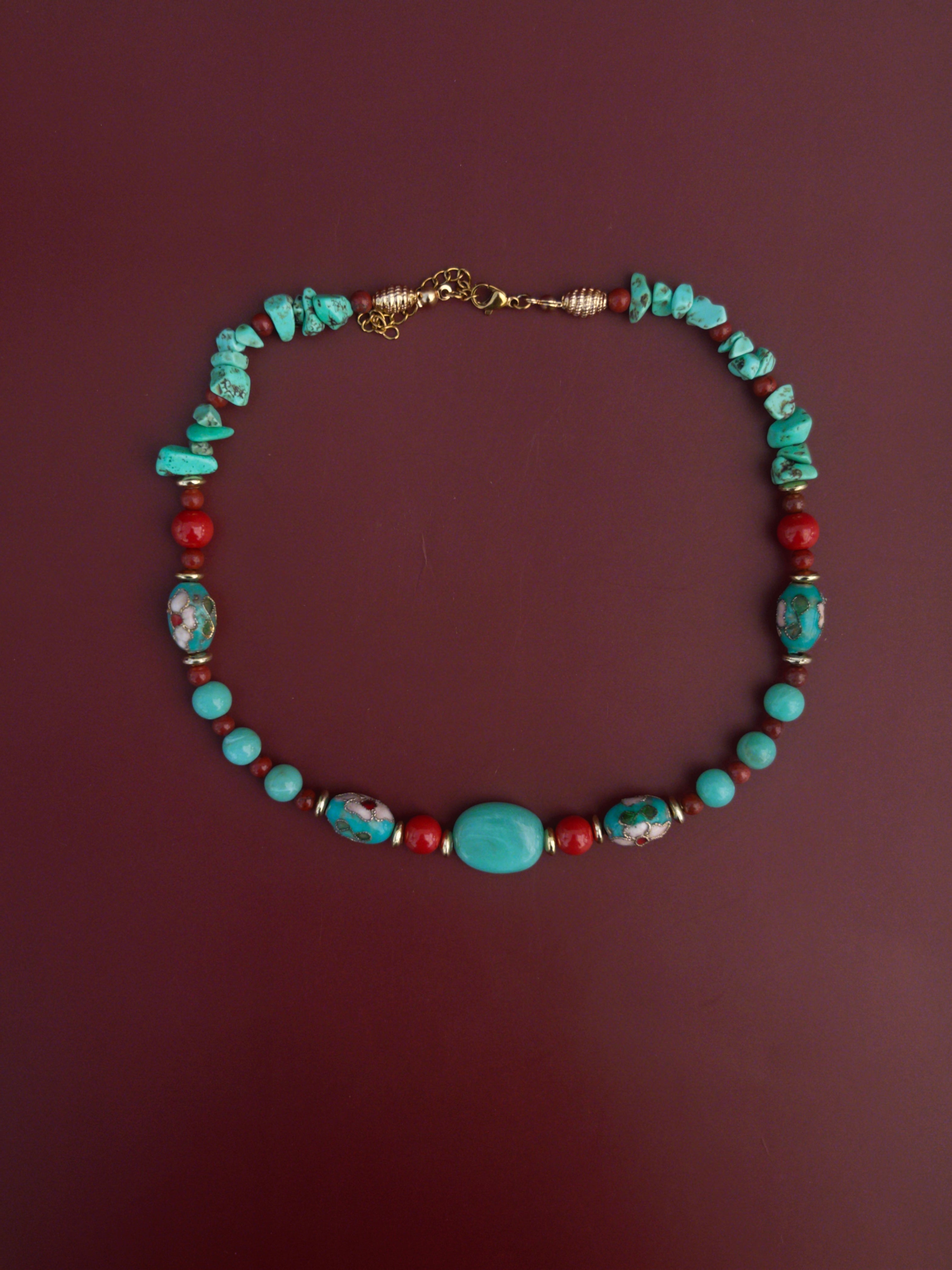Collar turquesa-Caldera