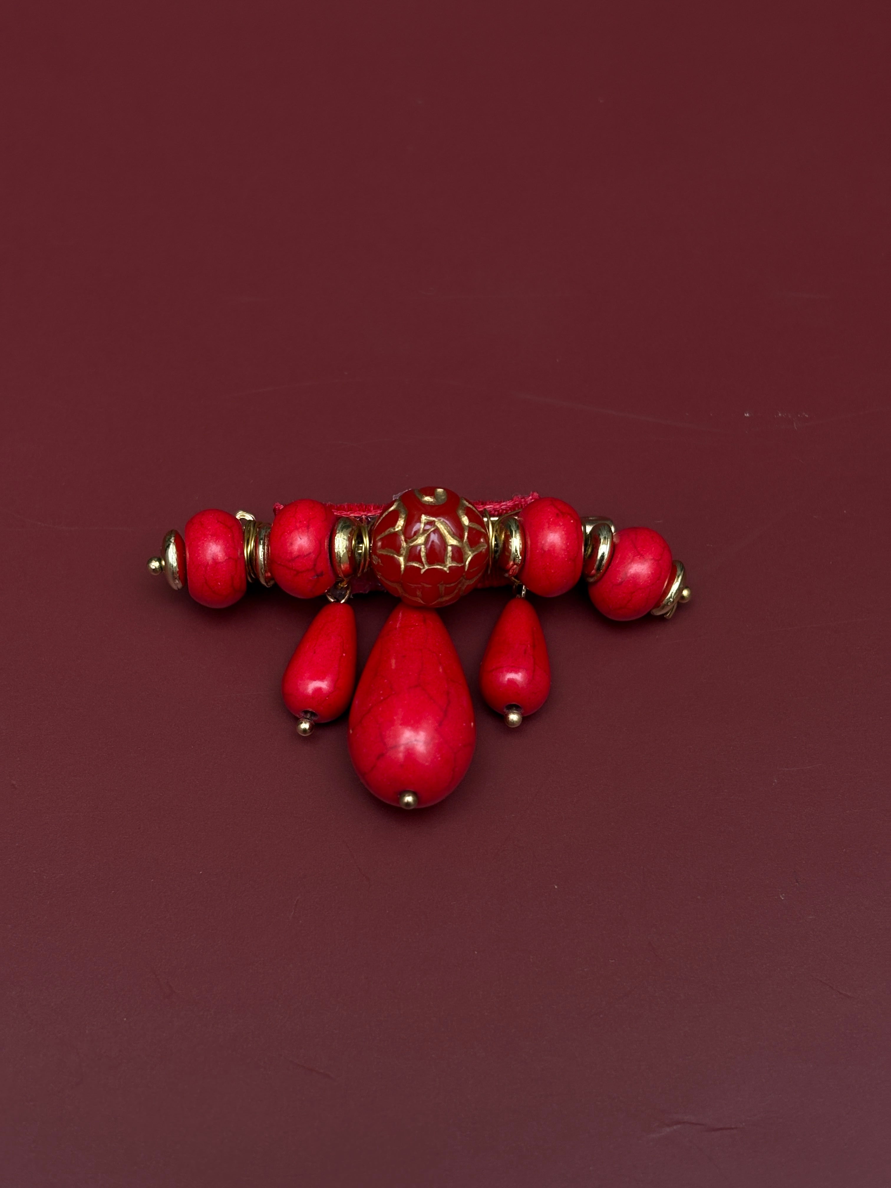 Broche Consuelo Rojo