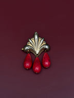 Broche Lis Rojo
