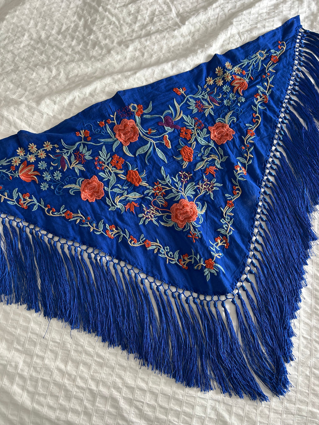Mantoncillo Marga azul eléctrico