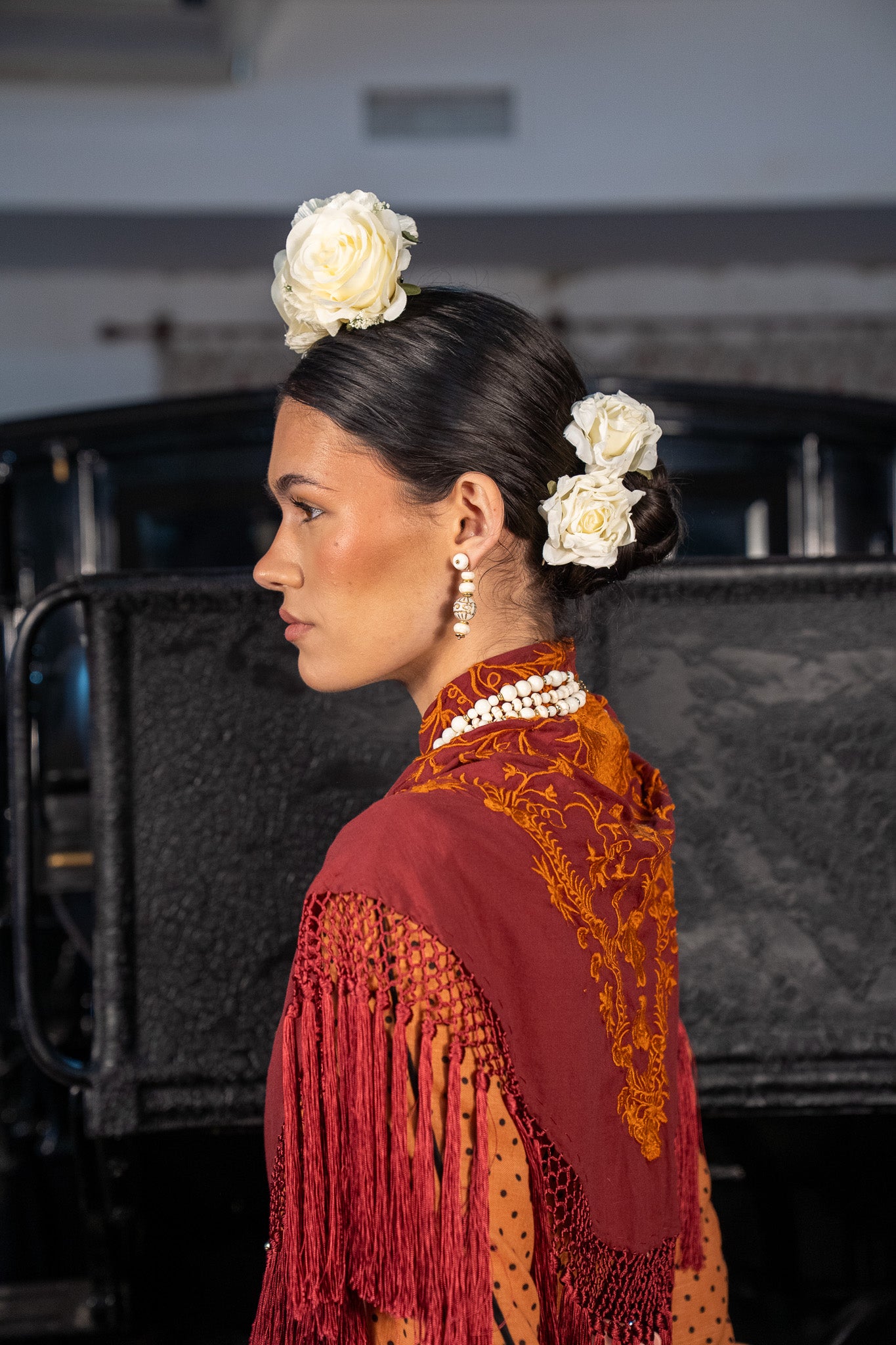 Mantoncillo Celosía Tinto