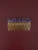 Peinecillo piedras morado