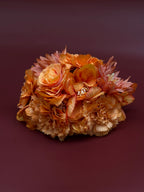 Ramillete monocolor naranja