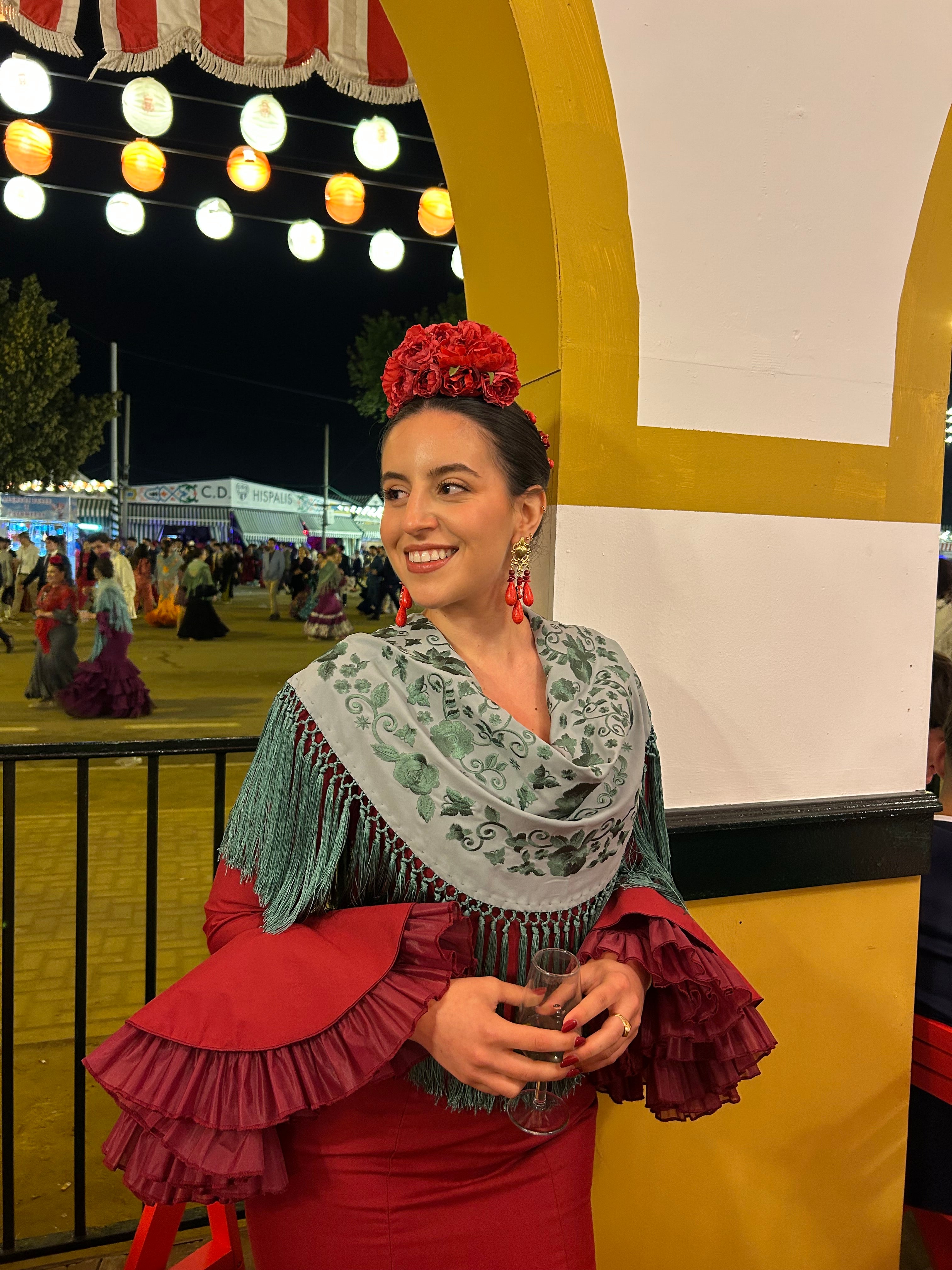 Pendientes Sagrado Corazón rojo