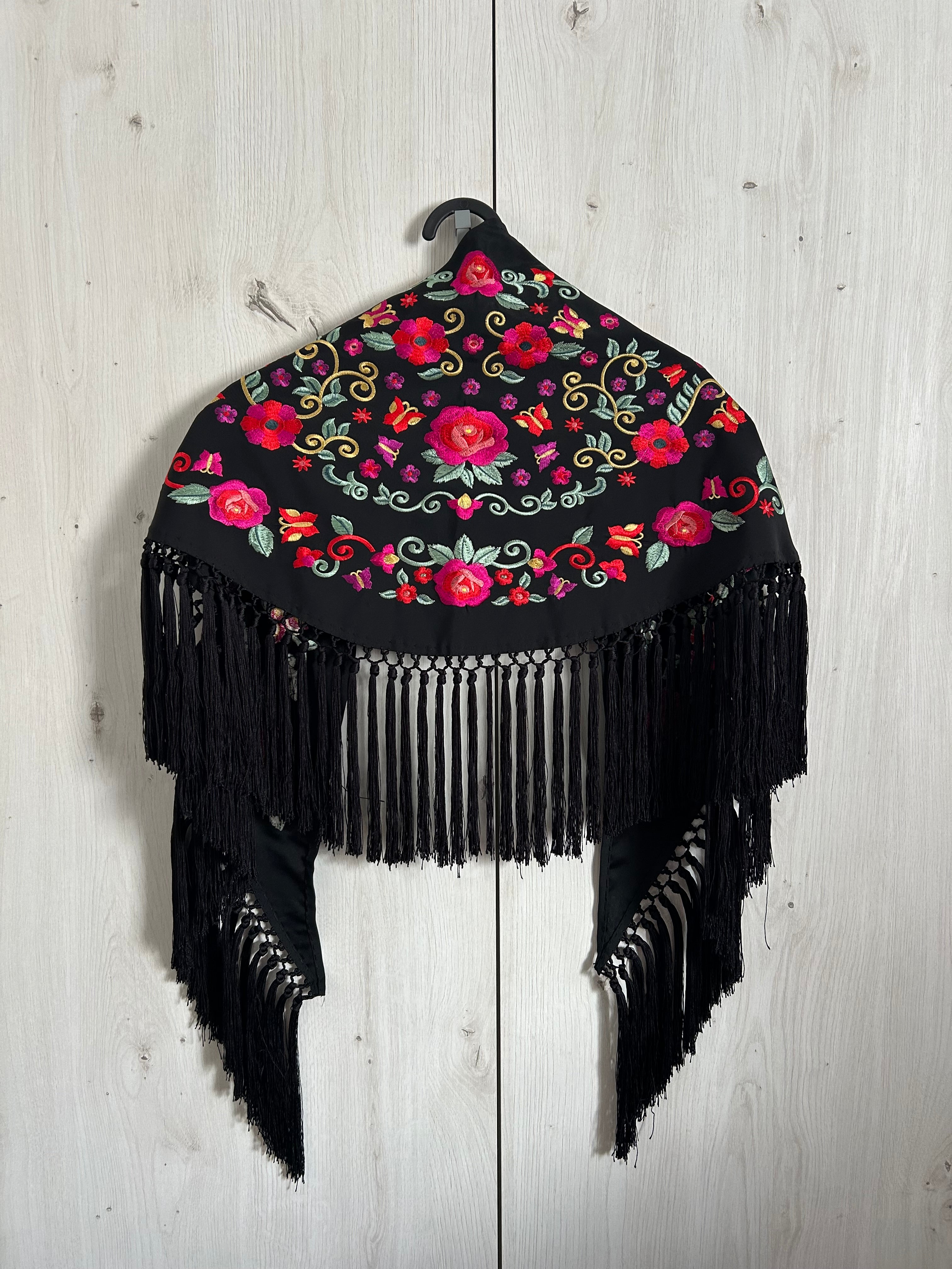 Mantoncillo mini Triana negro