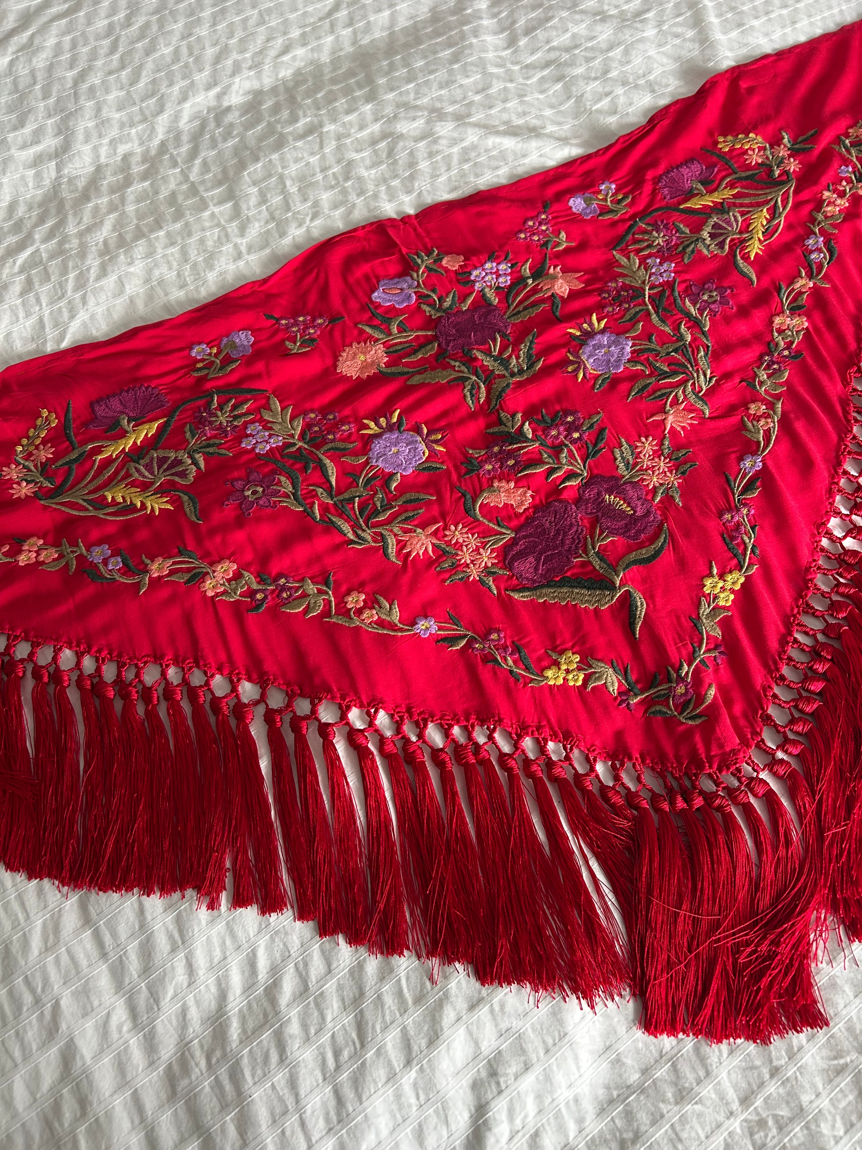 Mantoncillo Aurora rojo