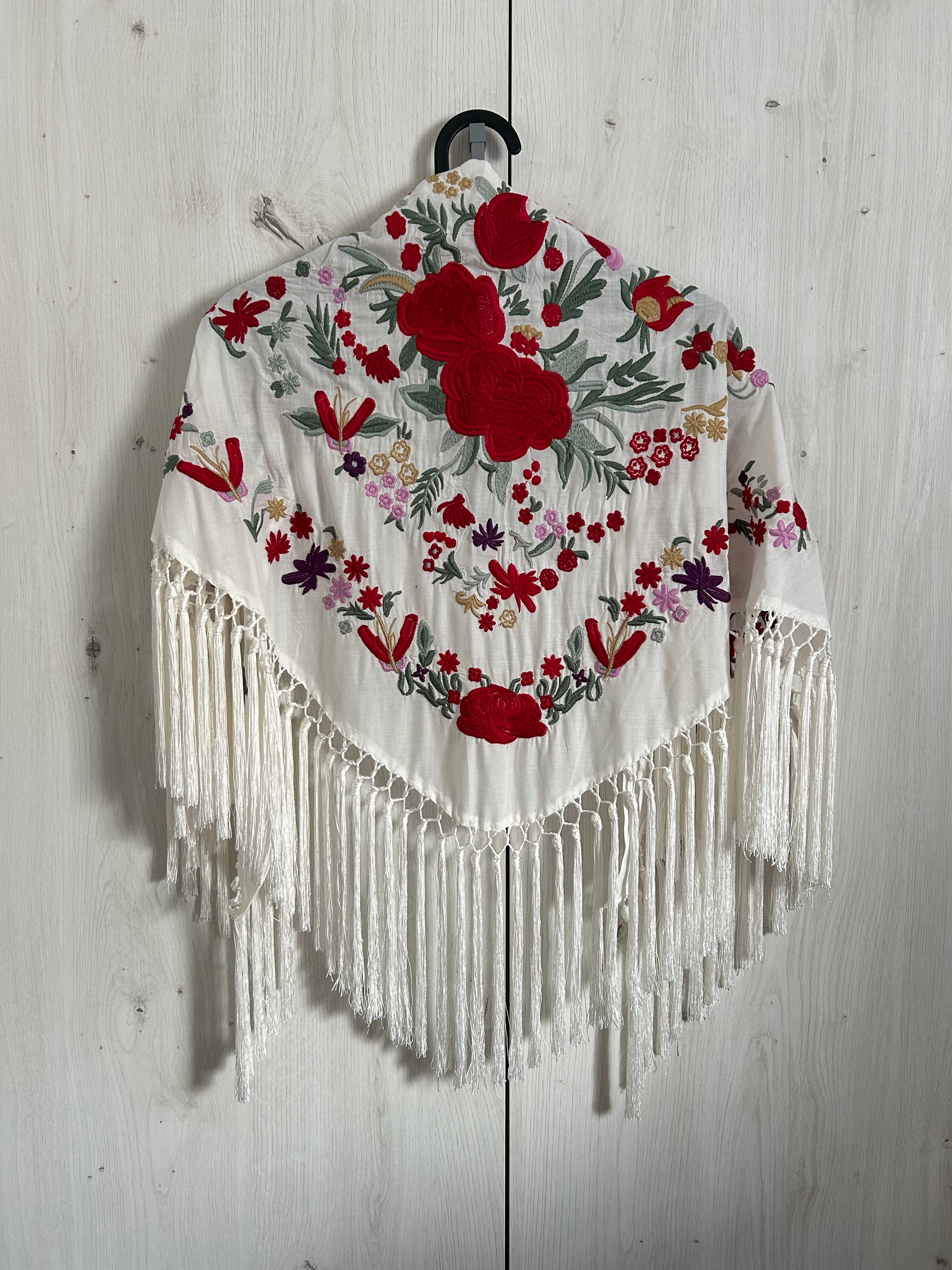 Mantoncillo Cristina blanco