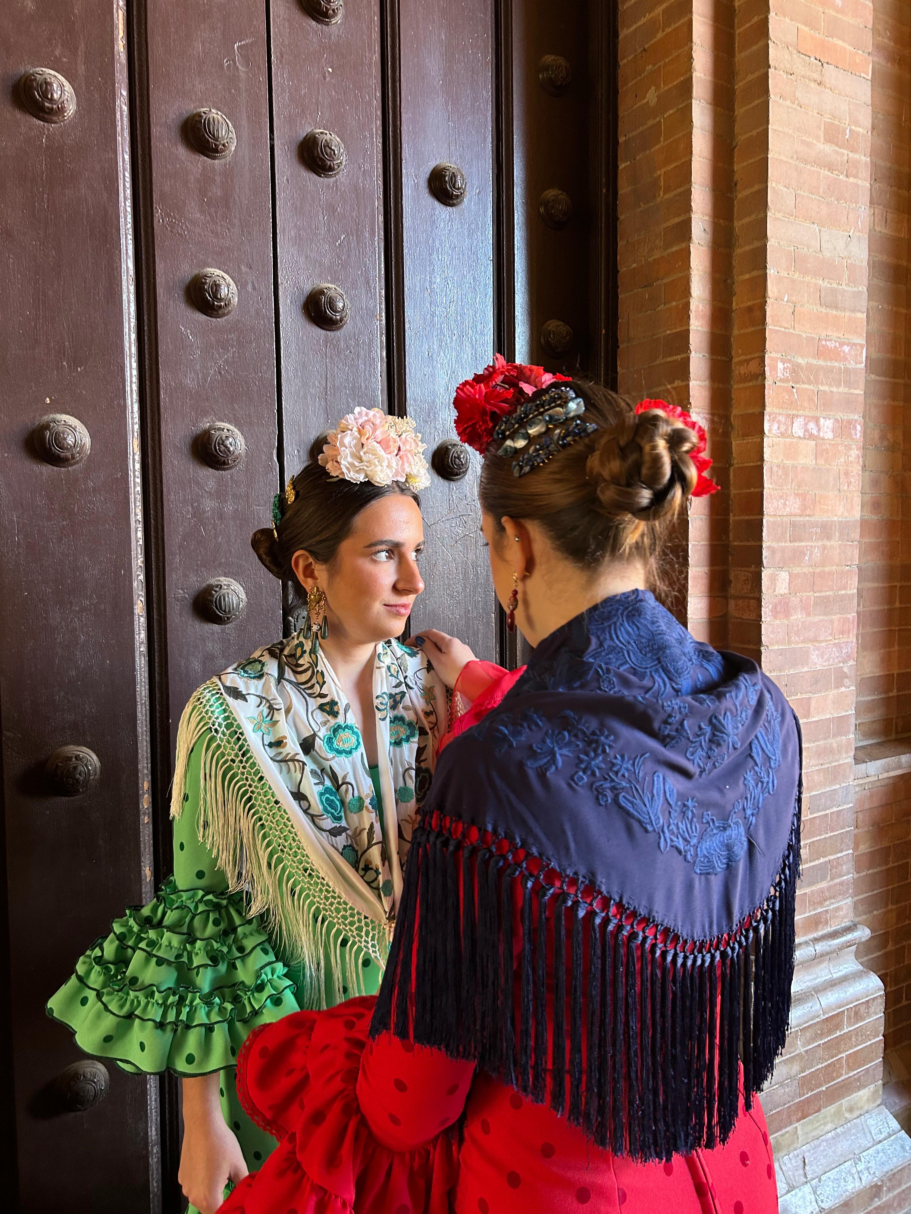 Mantoncillo Cristina azul marino